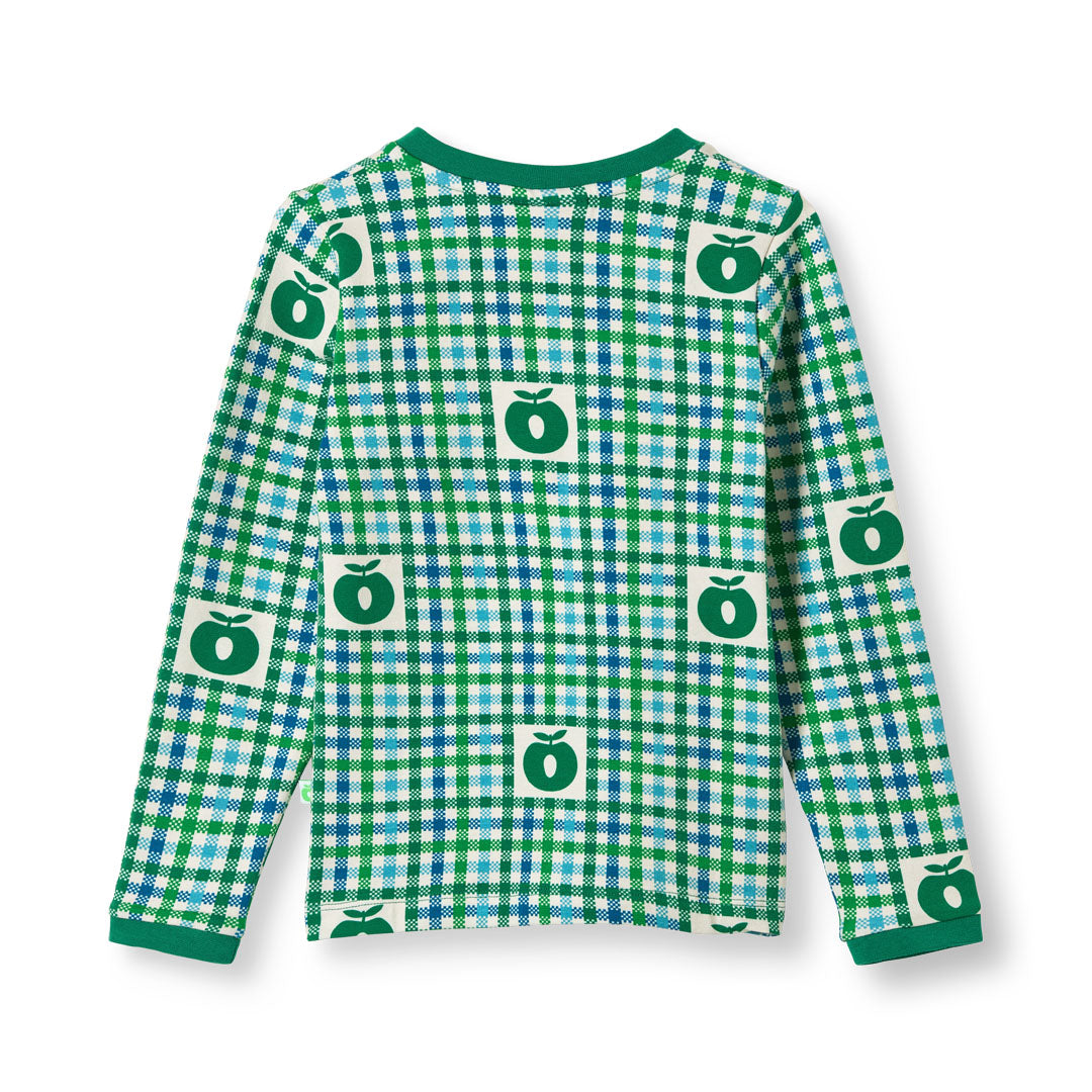 Wagener long-sleeved blouse with apples