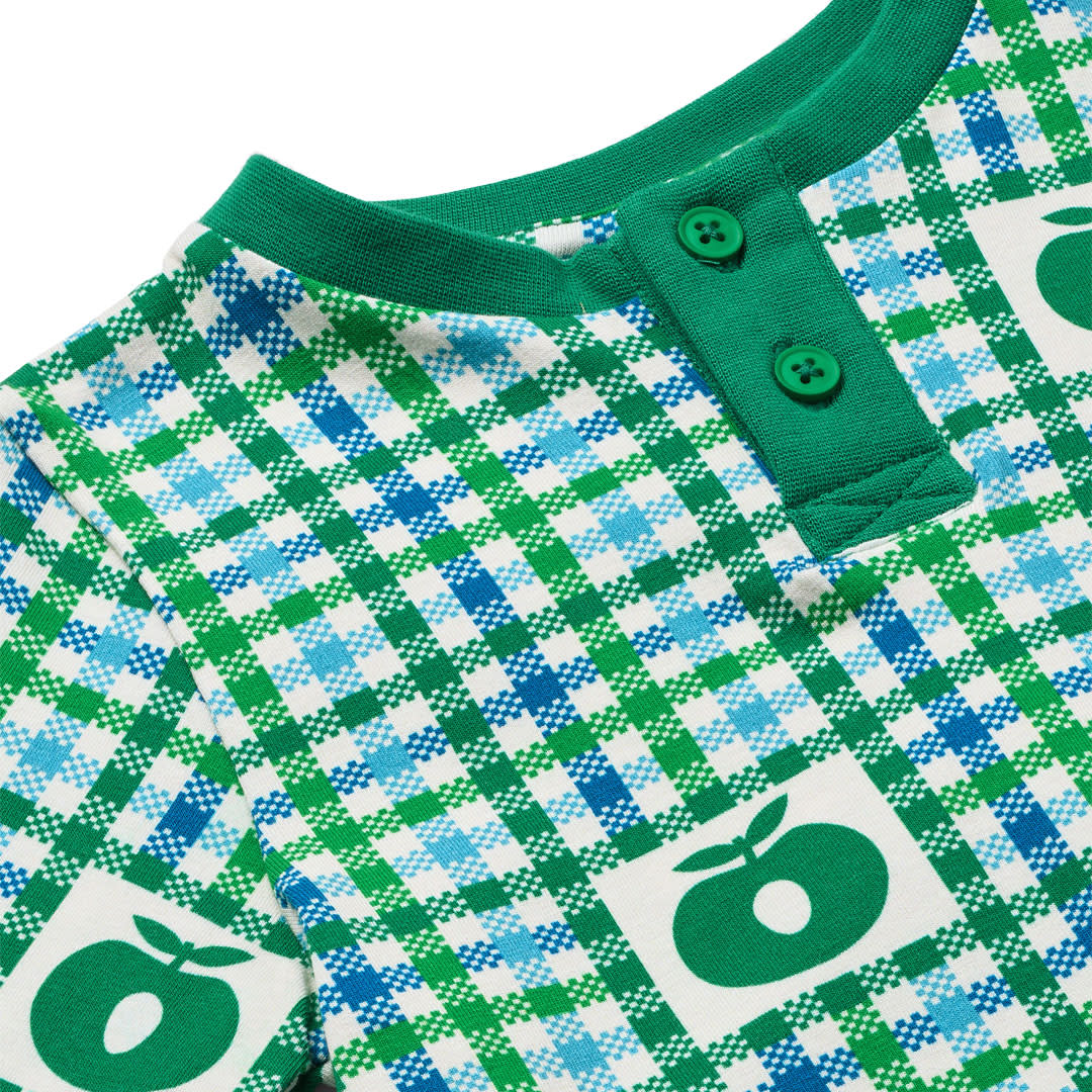 Wagener long-sleeved blouse with apples