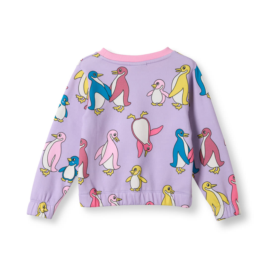 Yapeen sweatshirt med pingviner