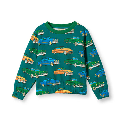 Yapeen sweatshirt med biler