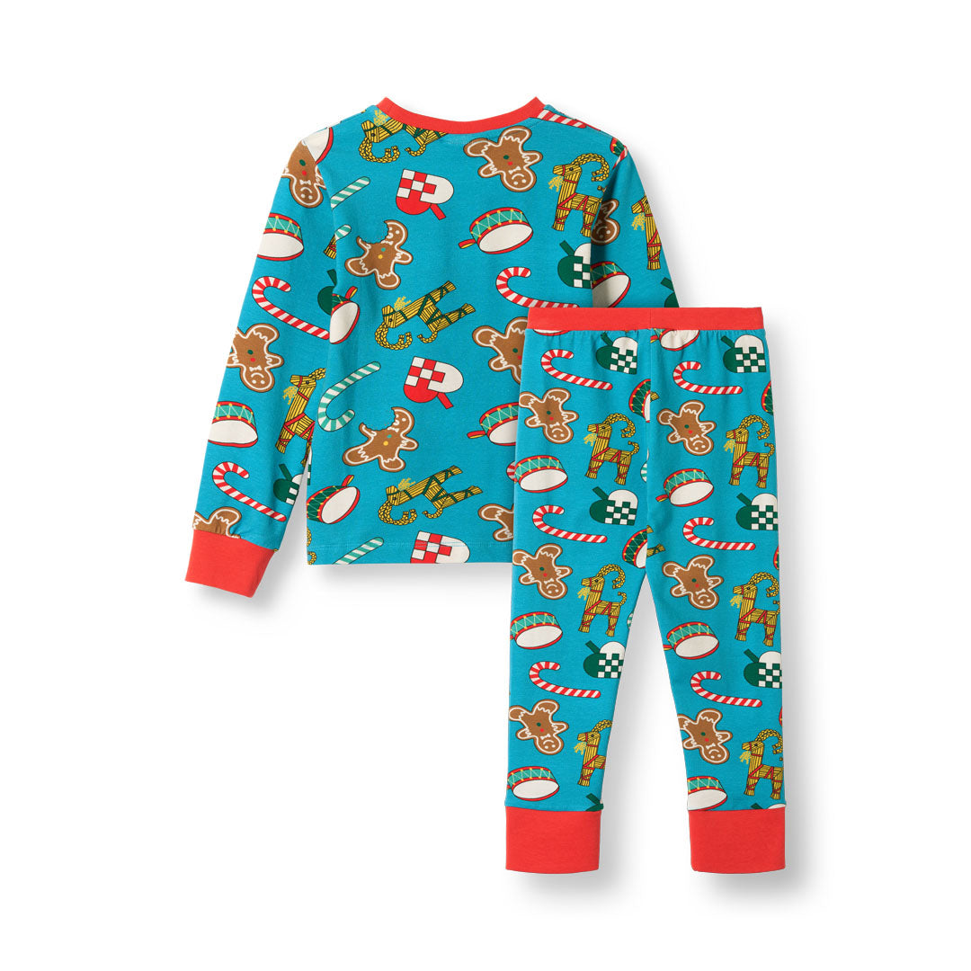 Jubilee nightwear with Christmas decorations