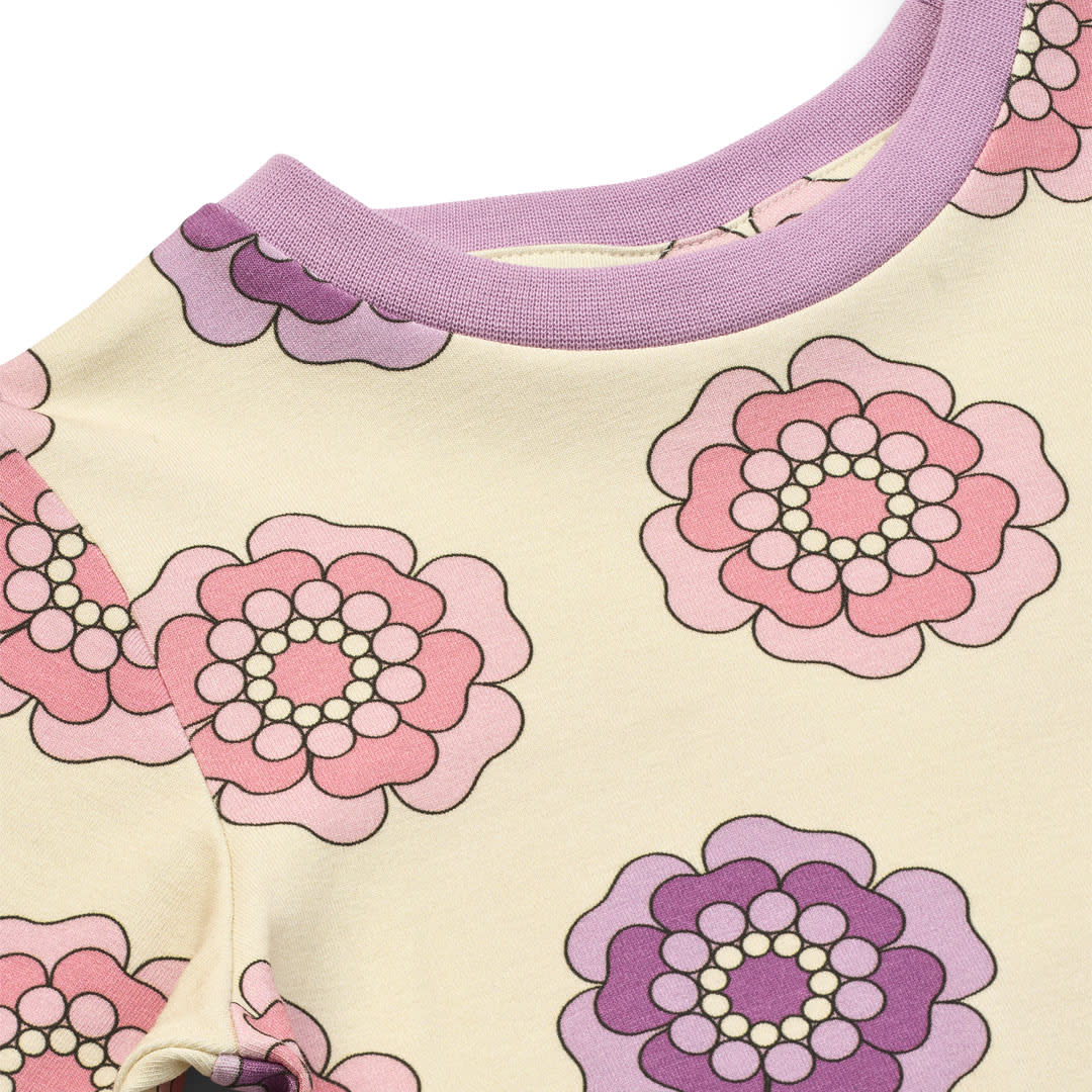 Elstar langærmet bluse med blomster
