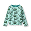 Gala long-sleeved top with crane machines