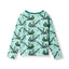 Gala long-sleeved top with crane machines