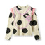 Regent long-sleeved polka dot blouse