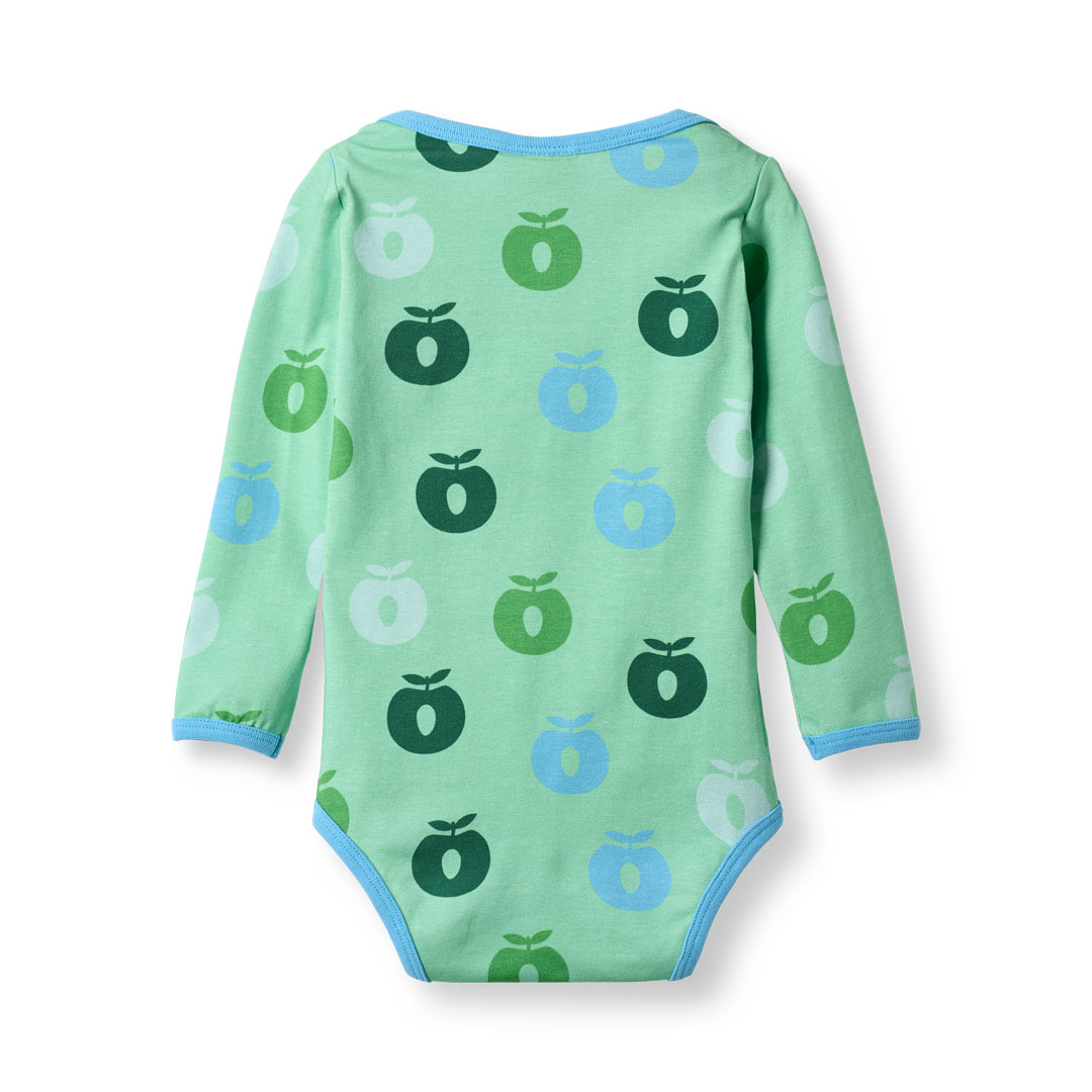 Ulm long-sleeved apple bodysuit