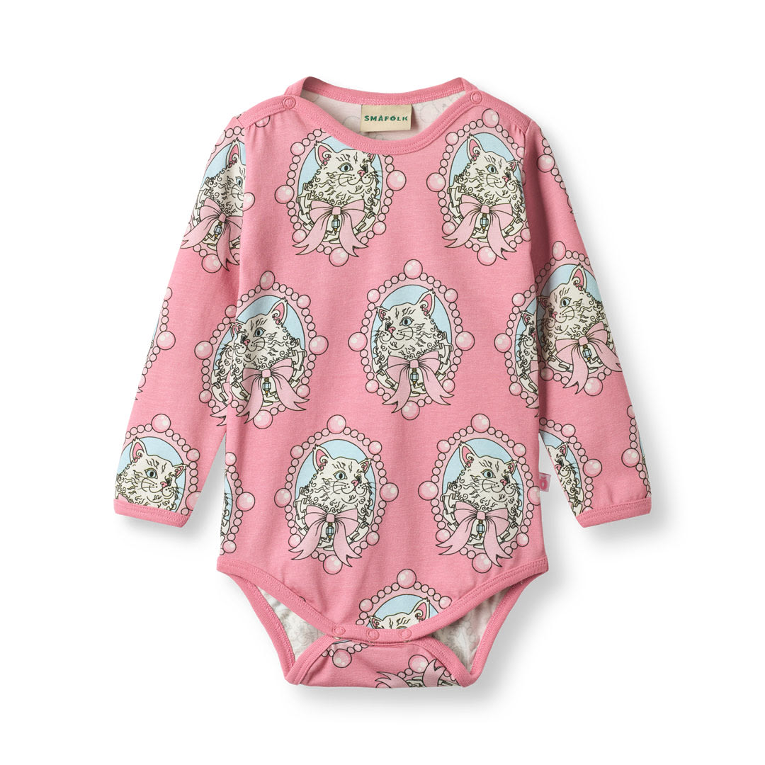 Elstar long-sleeved bodysuit with cats