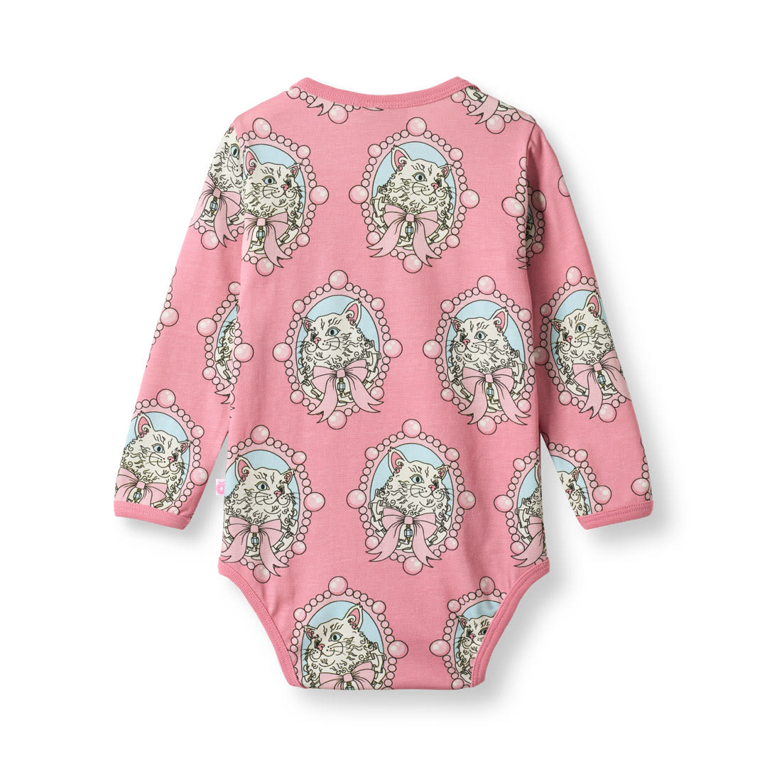 Elstar long-sleeved bodysuit with cats