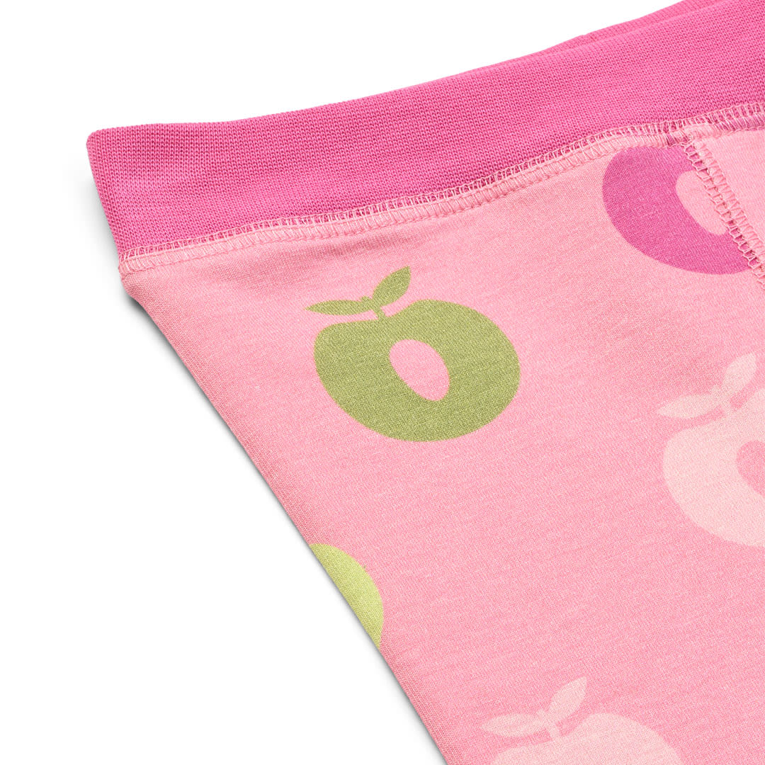 Elstar leggings til baby med æbler
