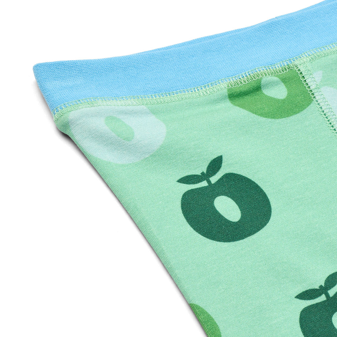 Elstar leggings til baby med æbler