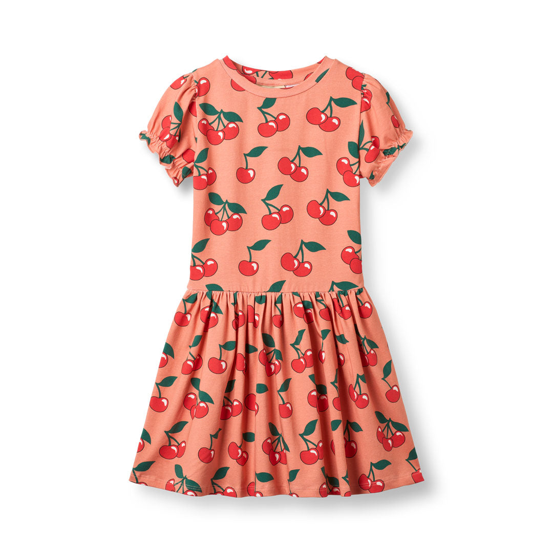Rubinette short-sleeved dress with cherries