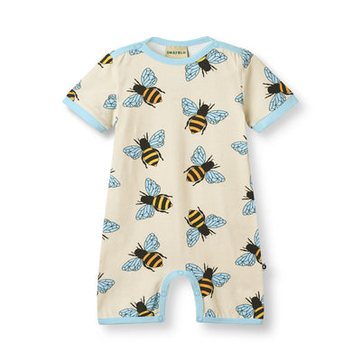 Elstar short-sleeved bodysuit with bees