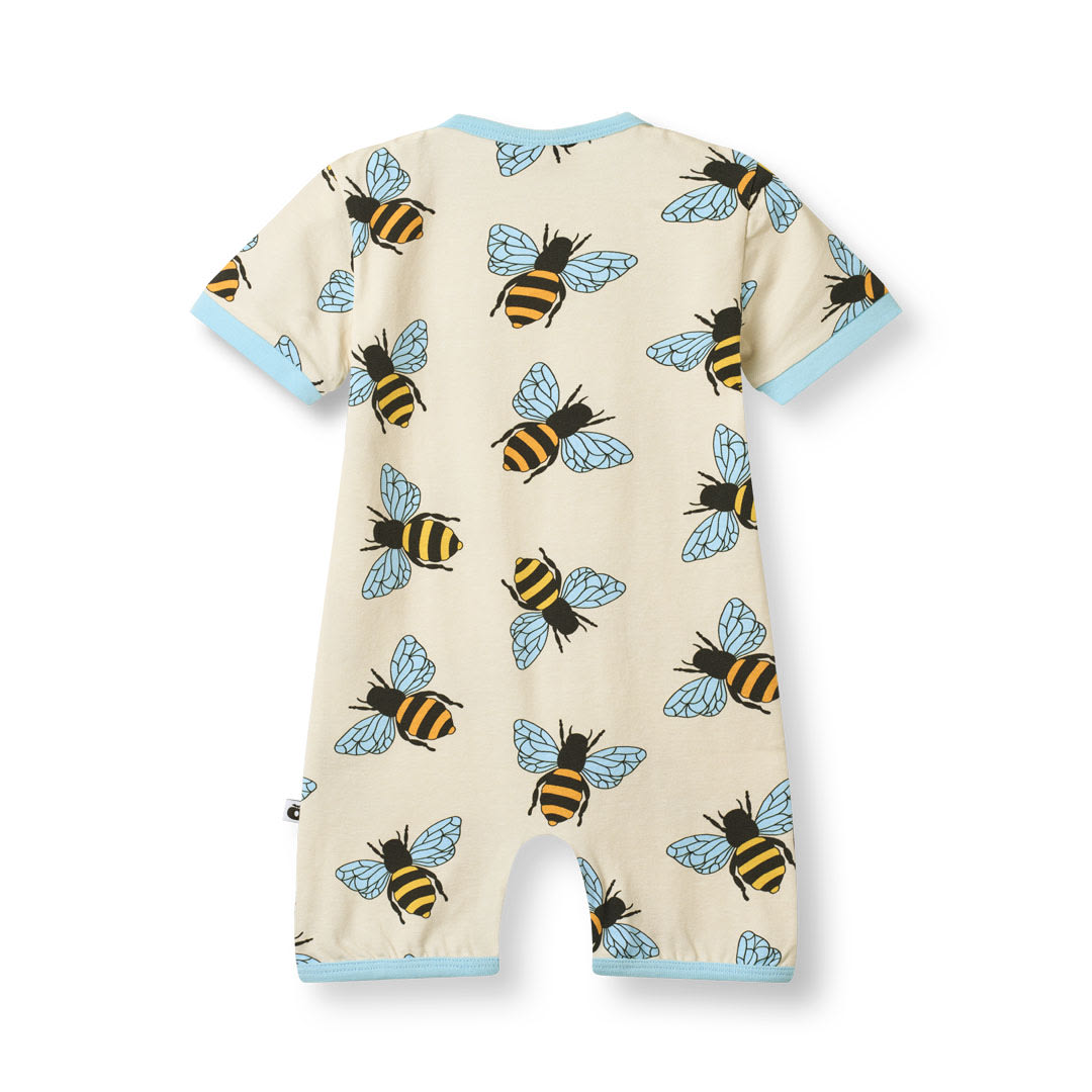 Elstar short-sleeved bodysuit with bees
