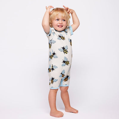 Elstar short-sleeved bodysuit with bees