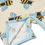 Elstar short-sleeved bodysuit with bees