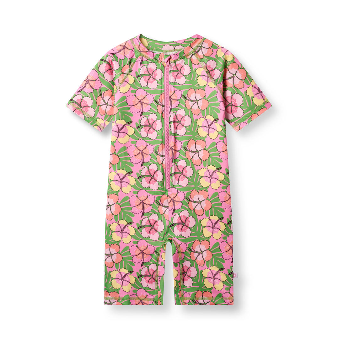 UV50 floral swimsuit