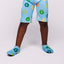 UV50 apple print beach shoes
