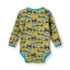 Elstar long-sleeved bodysuit with police car print