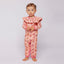 Paula Red long-sleeved bodysuit with deer