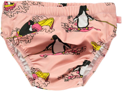 UV50 Swim Diaper with Surfer Penguin
