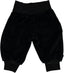 Velour Baby trousers with wide ribbing