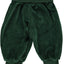 Velour Baby trousers with wide ribbing