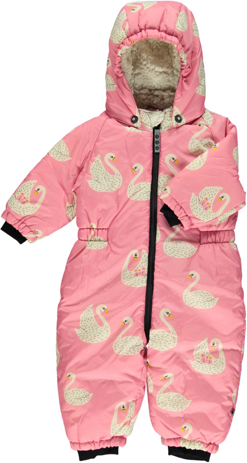 Baby snowsuit with Swan