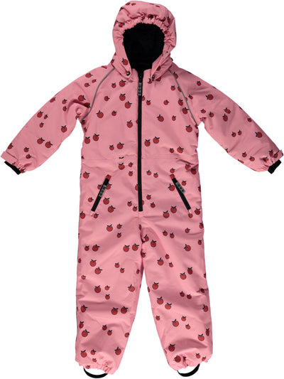 Snowsuit with single zip and Apples