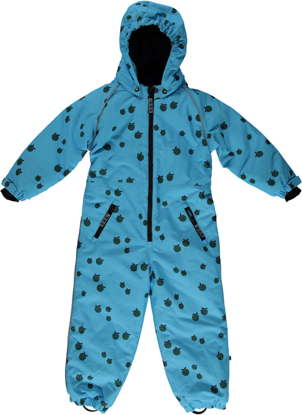 Snowsuit with single zip and Apples