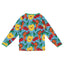Long-sleeved blouse with vegetables