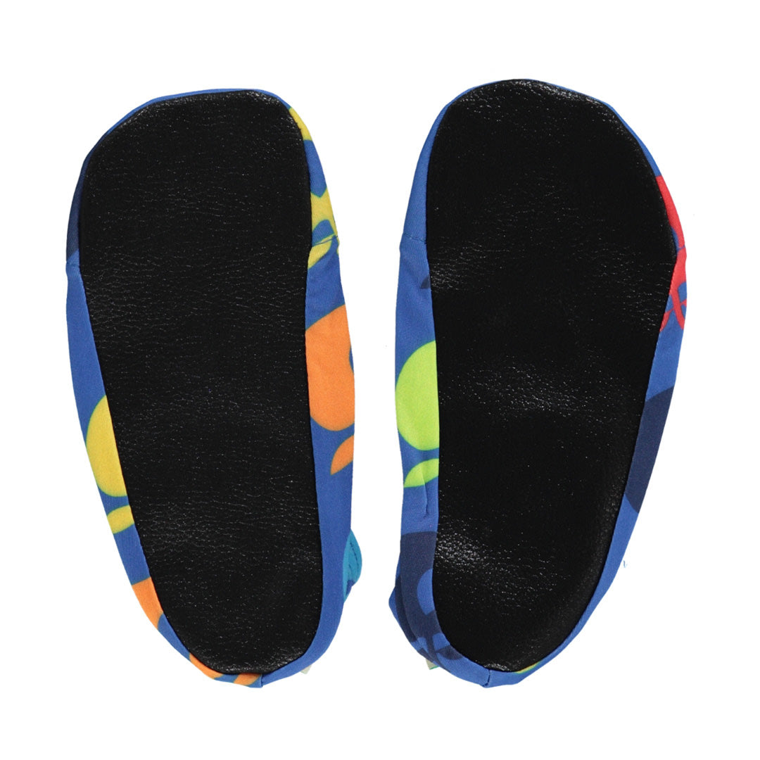 Swim shoes with retro apples