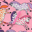 Long-sleeved blouse with horses