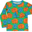 Long-sleeved blouse with elephants