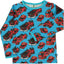 Long-sleeved top with fire engine