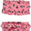 Kids' bikini with ruffles and ocean world print