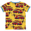 T-shirt with fire engine
