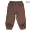 Trousers in thick wool fleece