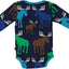 Long-sleeved bodysuit with moose