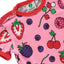 Short-sleeved jumpsuit with berries