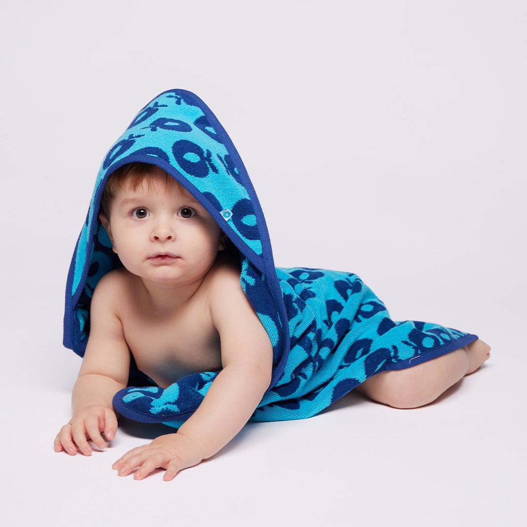 Babyhåndklæde med æbler