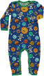 Long-sleeved all-in-one with space and planets