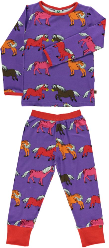 Pajamas with horse print