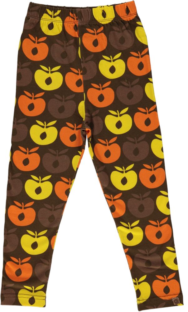 Apple-print leggings