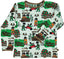 Long-sleeved top with garden