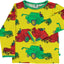 Long-sleeved shirt with a combine harvester