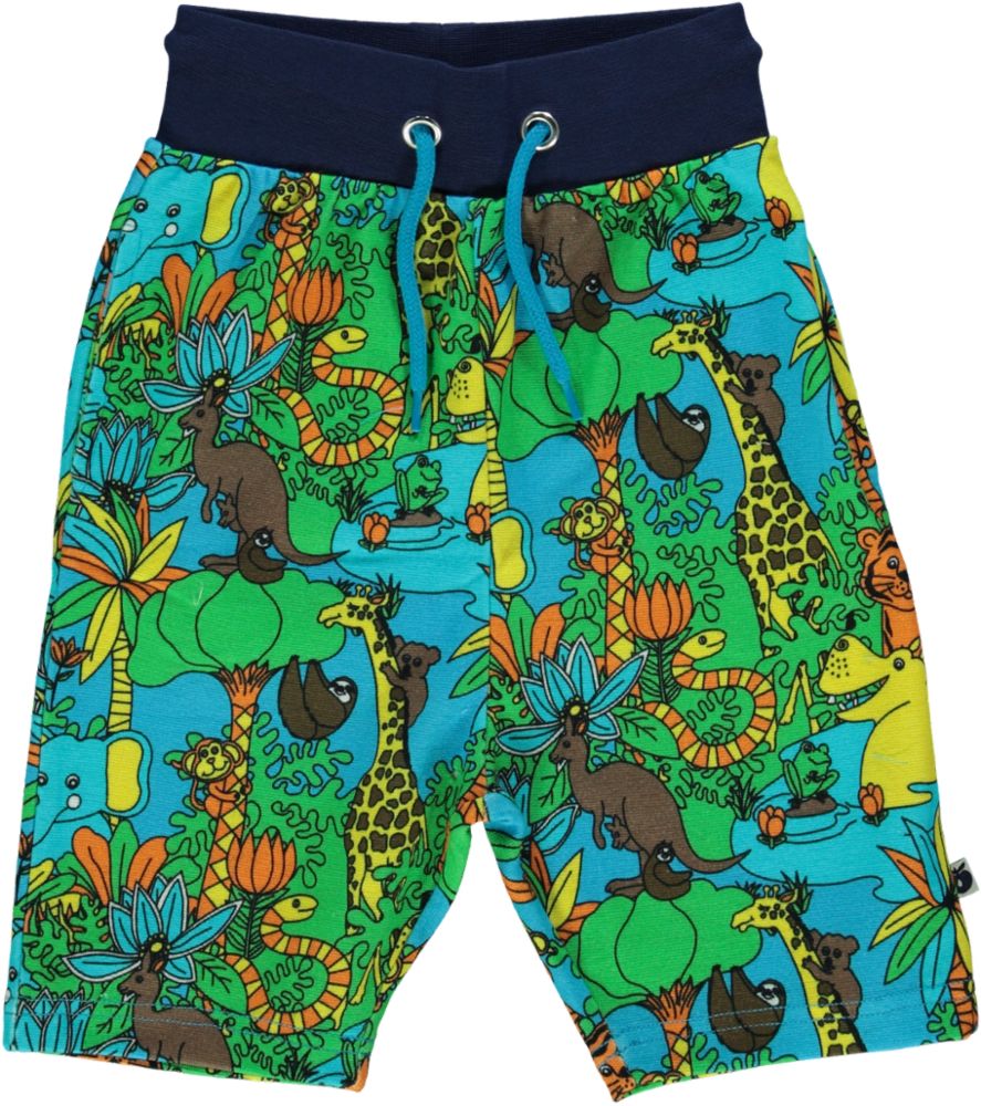 Jungle-print shorts