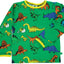 Long-sleeved T-shirt with dinosaurs