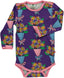 Long-sleeved floral bodysuit