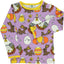 Long-sleeved blouse with a print