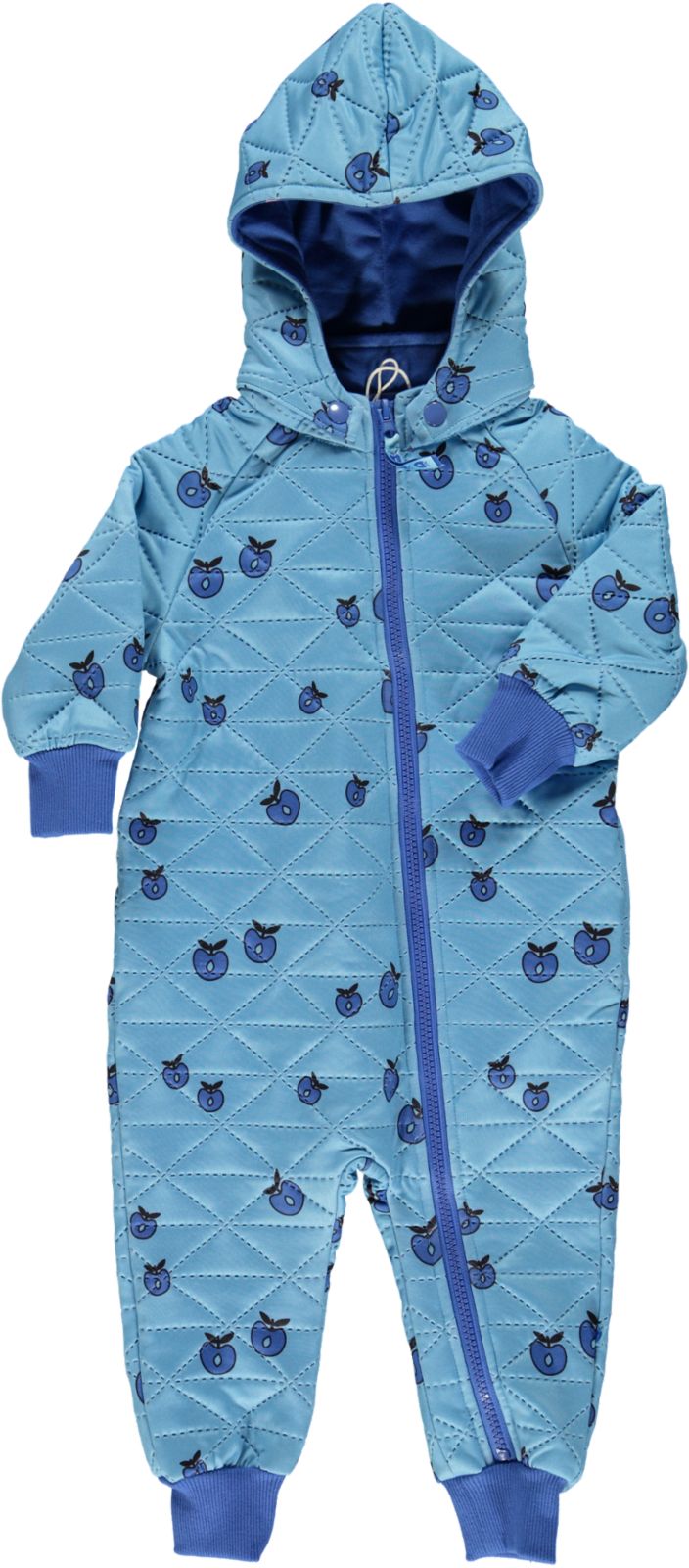 Thermal suit for baby with apples